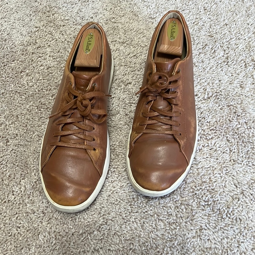 Cole Haan Grand OS - light brown tennis shoe (11)